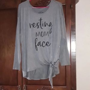 Torrid Long Sleeve Tied Up Knit